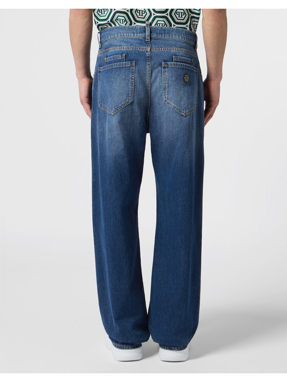 PHILIPP PLEIN PHILIPP PLEIN Jeansy 30581 Niebieski Skinny Fit