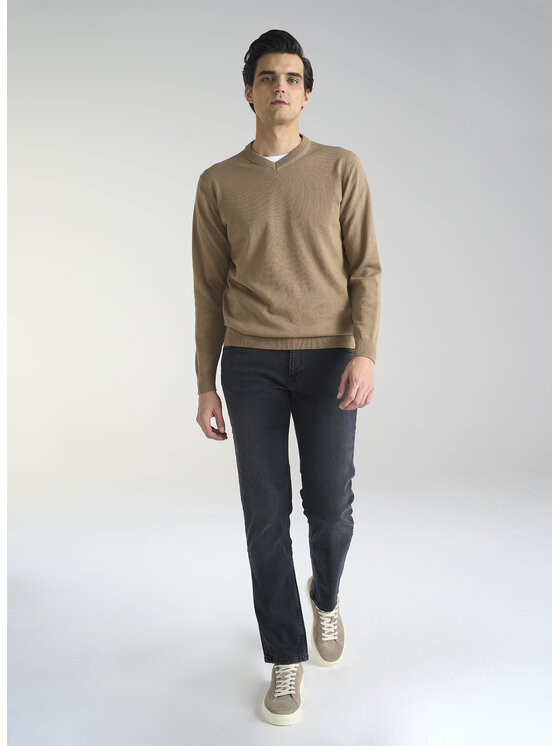 Pako Lorente Pako Lorente Sweter P24SB-2X-002 Brązowy Classic Fit