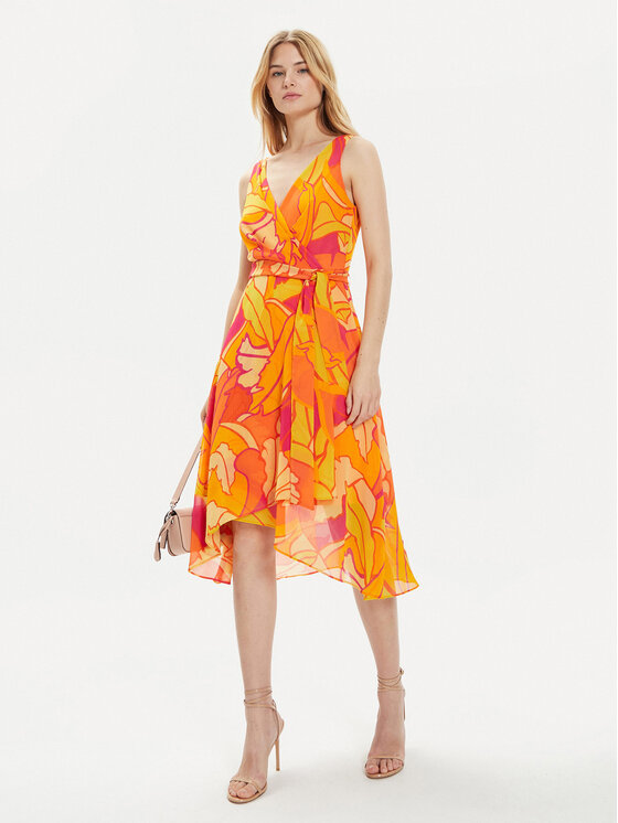 Joseph Ribkoff Joseph Ribkoff Vasarinė suknelė 242015 Oranžinė Regular Fit