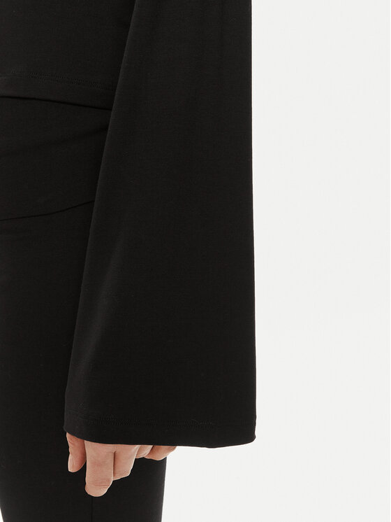 Gina Tricot Gina Tricot Bluzka 22672 Czarny Regular Fit