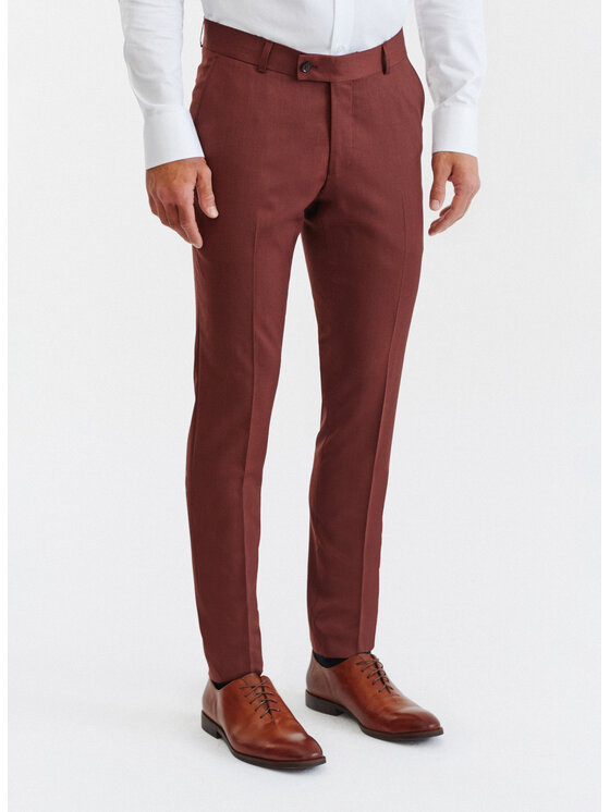 Pako Lorente Pako Lorente Garnitur P22WF-4G-040 Brązowy Slim Fit