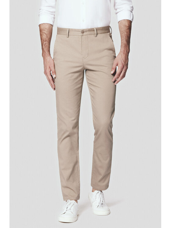 Lancerto Lancerto Chinosy Maroko SP082124000005 Beżowy Slim Fit