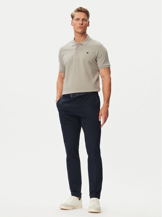 Beverly Hills Polo Club Beverly Hills Polo Club Tricou polo P-SS26M-P42560 Gri Regular Fit