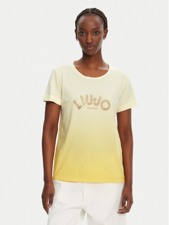Liu Jo Liu Jo T-Shirt TA5267 JS923 M9114 Žlutá Regular Fit