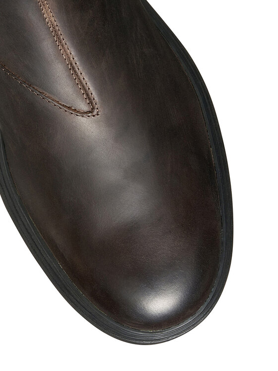 Geox Geox Kotníková obuv s elastickým prvkem U Meiern U56LZA 000FF C6009 Hnědá
