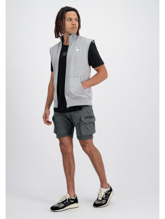 Alpha Industries Alpha Industries Kamizelka X-Fit Collar Vest Szary Regular Fit