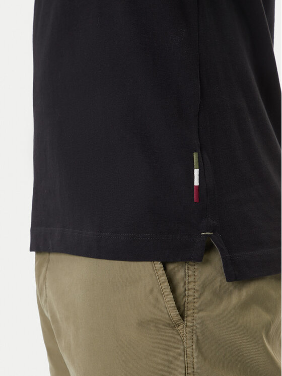 Aeronautica Militare Aeronautica Militare Polo 252PO1886UJ00703 Crna Regular Fit