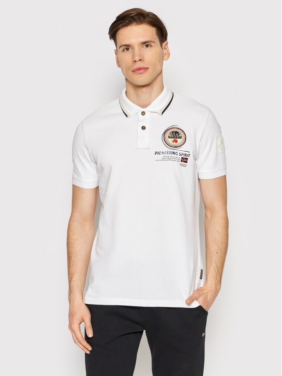 Napapijri Napapijri Polokošile Gandy 4 NP0A4H8R Bílá Regular Fit