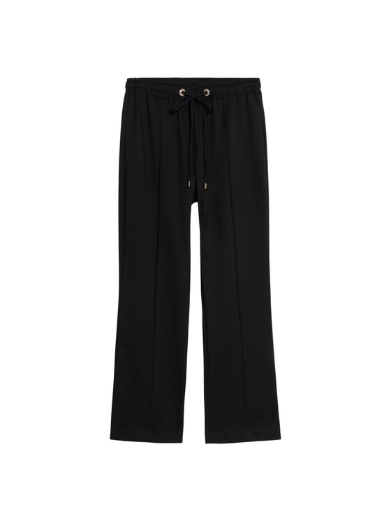 Oltre Oltre Pantaloni di tessuto P263R009066N033 Nero Boy Fit