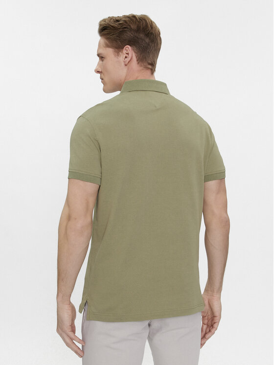 Tommy Hilfiger Tommy Hilfiger Polo 1985 MW0MW17771 Zielony Slim Fit