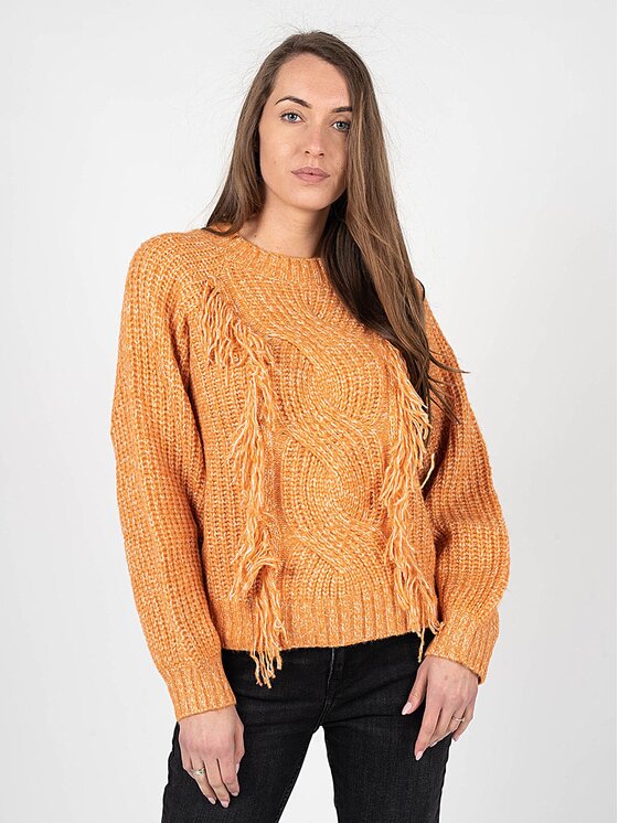 Silvian Heach Silvian Heach Maglione PGA22007MA Arancione Oversize