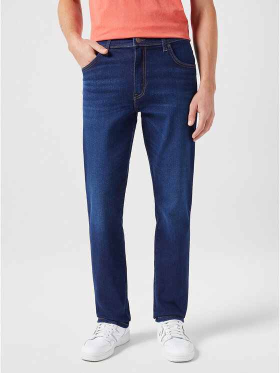 Wrangler Wrangler Jeansy TEXAS SLIM Niebieski Slim Fit