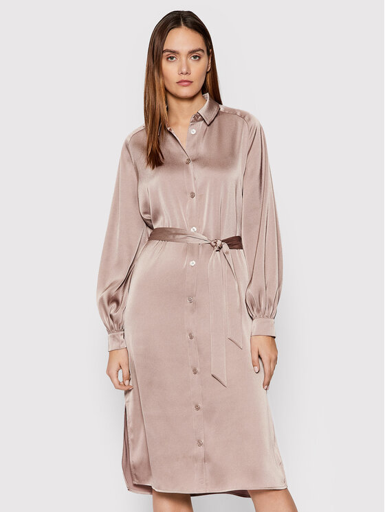 Samsøe Samsøe Samsøe Samsøe Košeľové šaty Nika F21400139 Ružová Relaxed Fit
