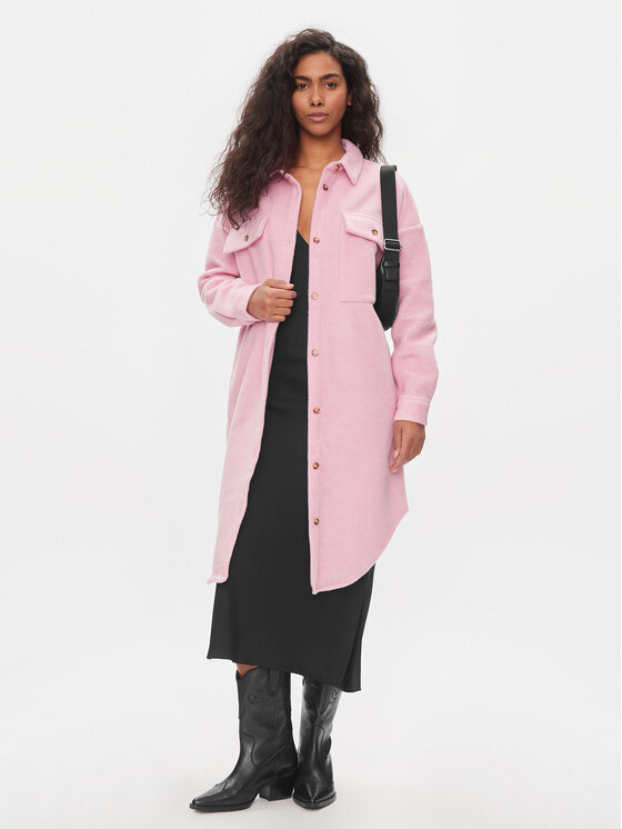 Noisy May Noisy May Преходно палто Jonas 27018922 Розов Relaxed Fit