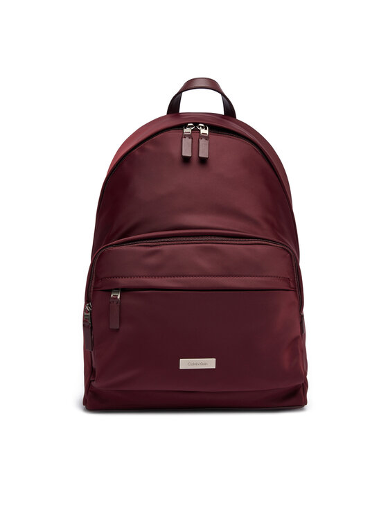 Calvin Klein Calvin Klein Mugursoma Sleek Round LV04D3143G Bordo