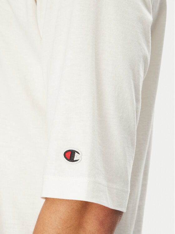 Champion Champion Футболка 117537 Écru Loose Fit