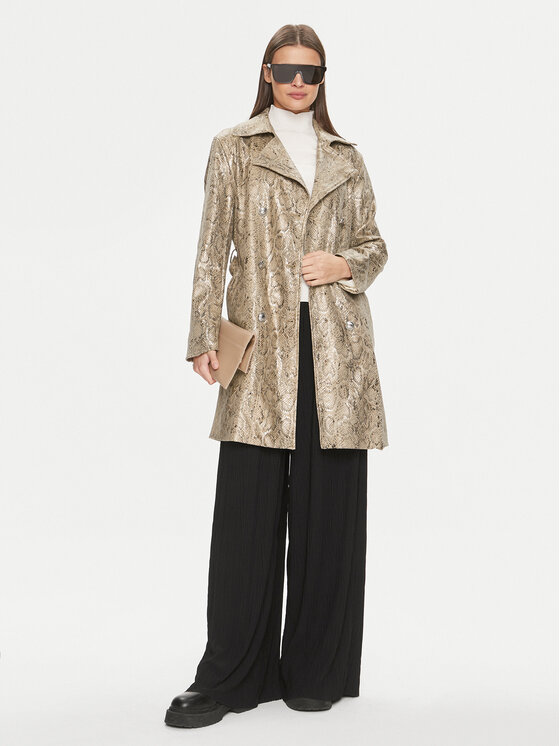 Guess Guess Trench Mila W4RL31 WFZU0 Smeđa Regular Fit
