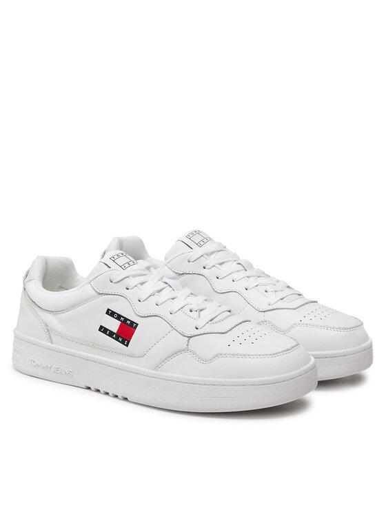 Tommy Jeans Tommy Jeans Sneakers Tjm Cupsole Leather Ess EM0EM01443 Alb