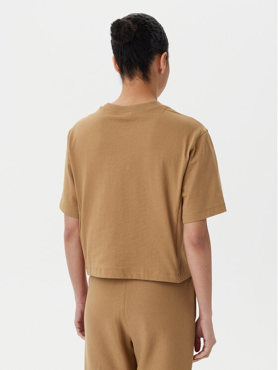 Champion Champion Футболка 117874 Бежевий Regular Fit