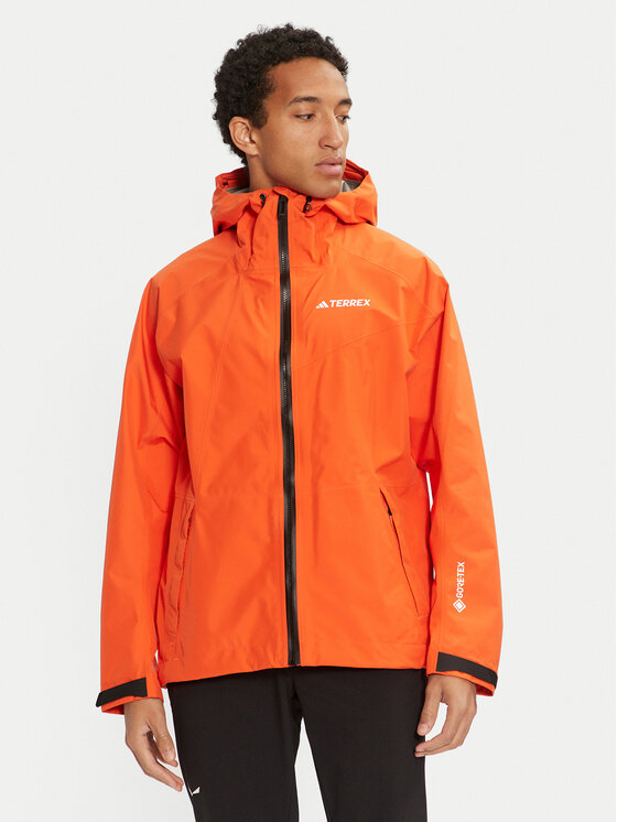 Adidas Dežna Jakna TERREX XPERIOR GORE-TEX PACLITE HN2909 Oranžna Regular Fit