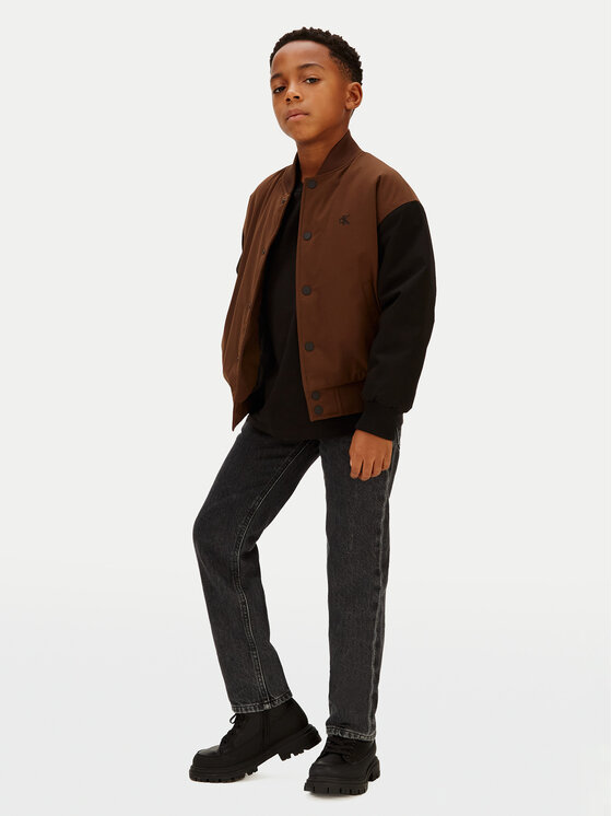 Calvin Klein Jeans Calvin Klein Jeans Дънки IB0IB02602 Черен Straight Fit