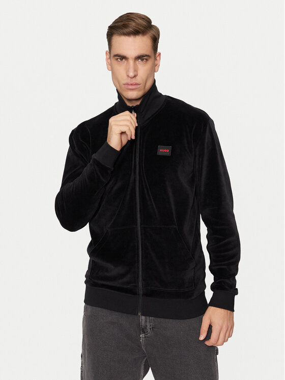 HUGO Hugo Bluză 50524804 Negru Regular Fit