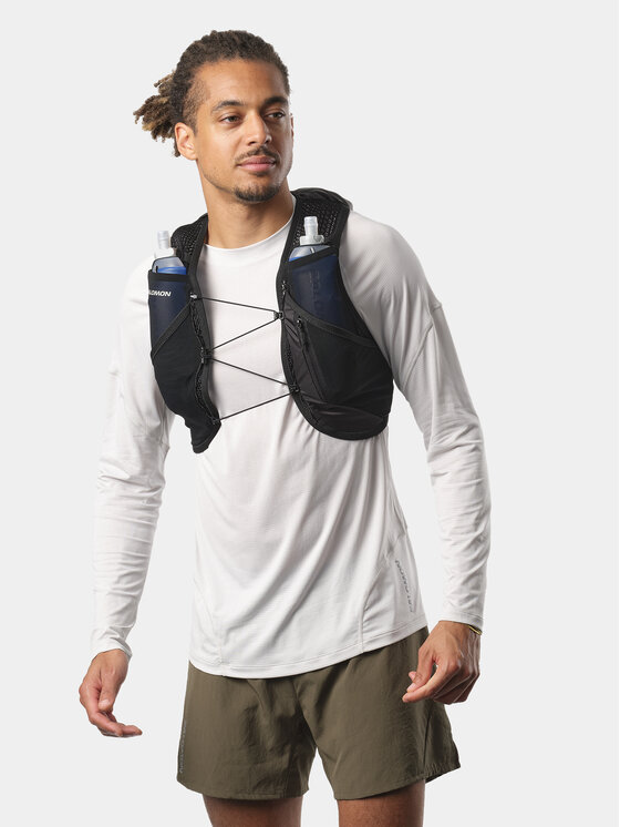 Salomon Salomon Bežecká vesta Active Skin 8 No Flasks LC2205100 Čierna