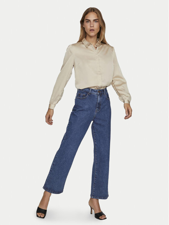 Vila Vila Särk 14063320 Beež Regular Fit