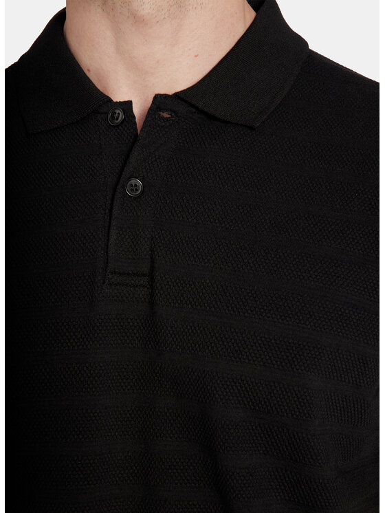 Pako Lorente Pako Lorente Polo P25WF-TX-001 Czarny Classic Fit