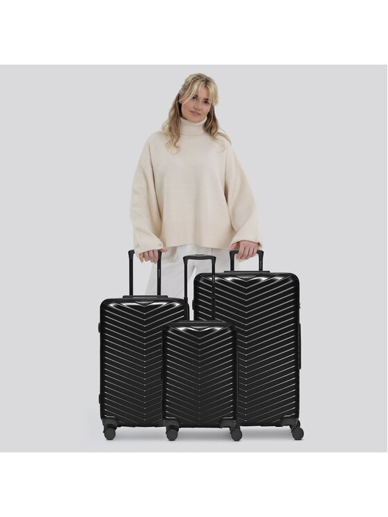 Redolz Redolz Komplet walizek 301086 Czarny