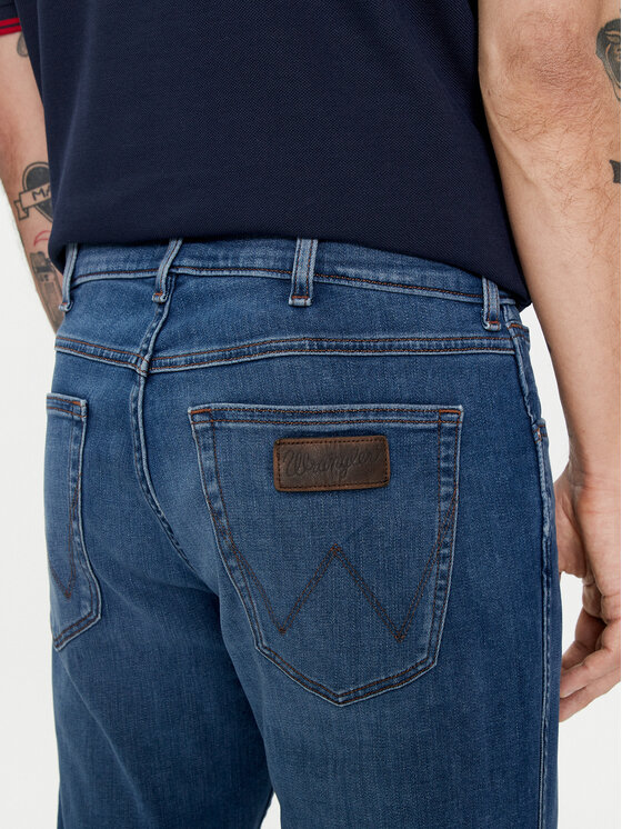 Wrangler Wrangler Jeansy Greensboro 112126995 Niebieski Straight Fit