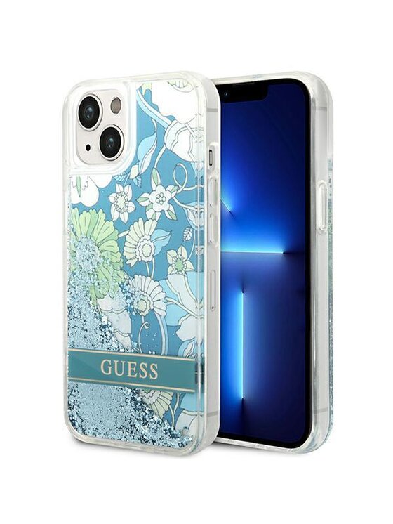 Etui na telefon Guess, Zielone, iPhone 14 Plus