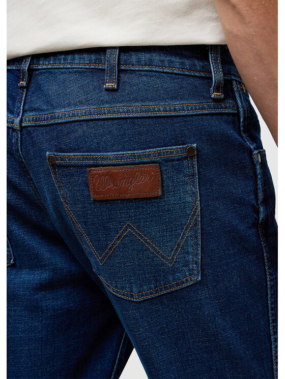 Wrangler Wrangler Jeansy GREENSBORO Granatowy Straight Leg
