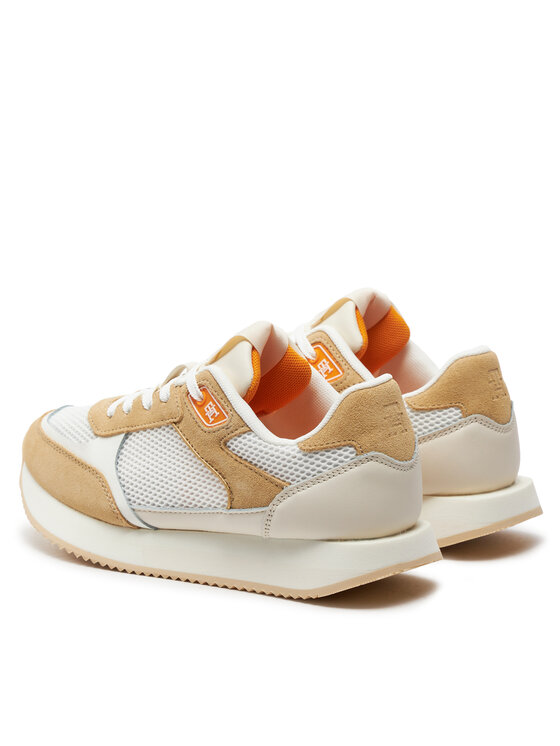 Tommy Hilfiger Tommy Hilfiger Tenisice Essential Elevated Runner FW0FW07700 Écru