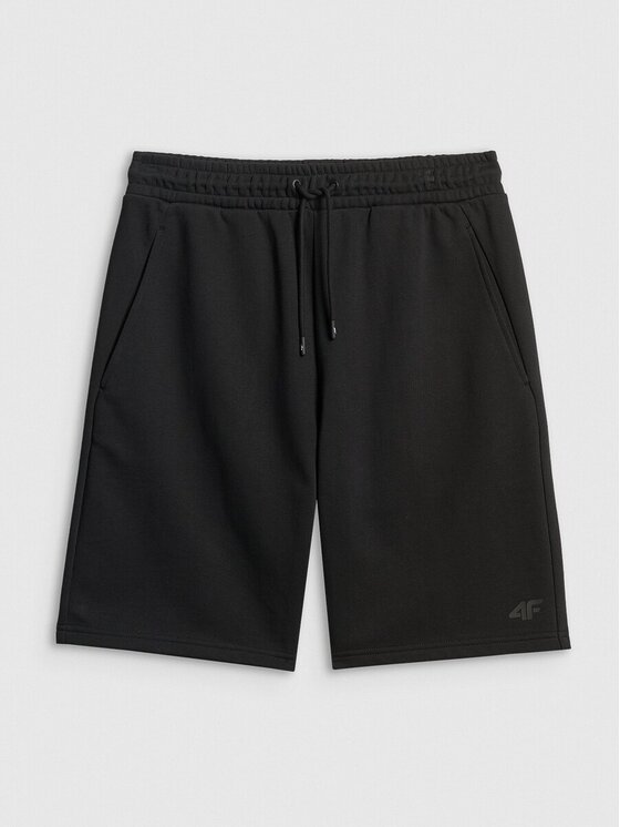 4F 4F Pantaloncini sportivi 4FRSS26TSHOM0970-20S Nero Regular Fit