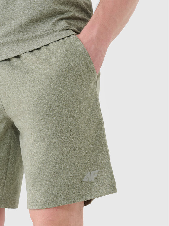 4F 4F Športové kraťasy MULTI ACTIVE Kaki Regular Fit