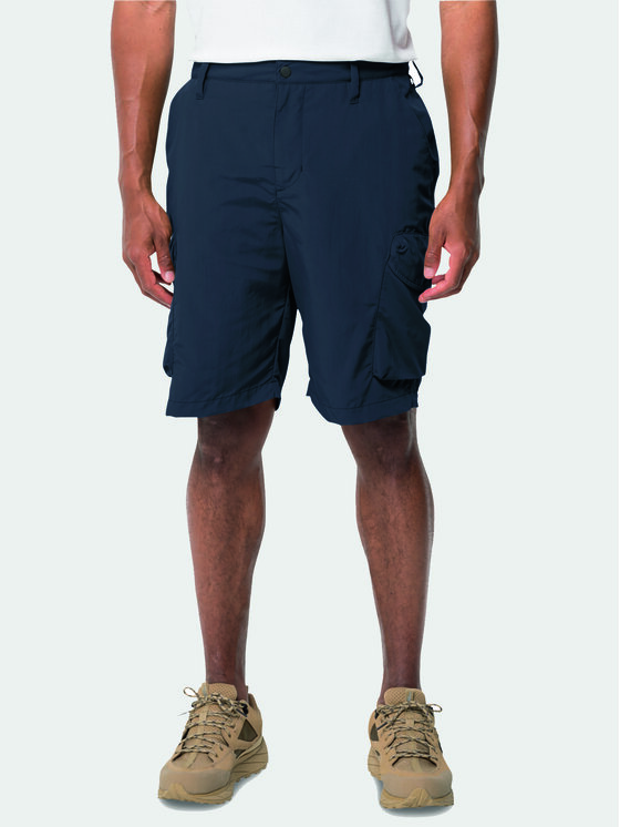 Jack Wolfskin Pantalon scurți din material Kalahari 1508381 Bleumarin Regular Fit