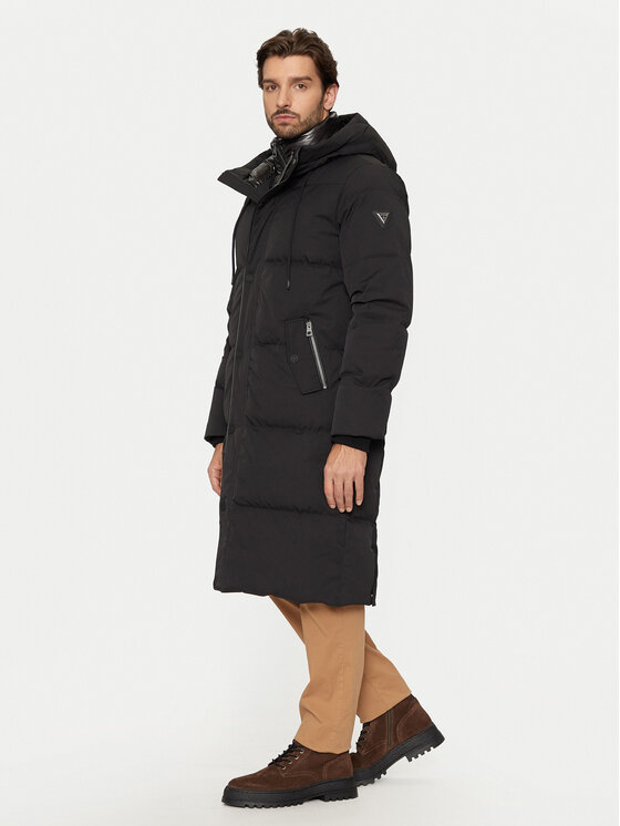 Guess Guess Зимно палто M4BL44 WGJR2 Черен Regular Fit
