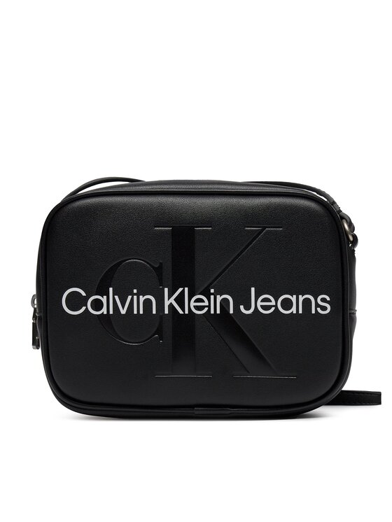 Geantă Calvin Klein Jeans Sculpted Camera Bag18 Mono K60K610275 Negru