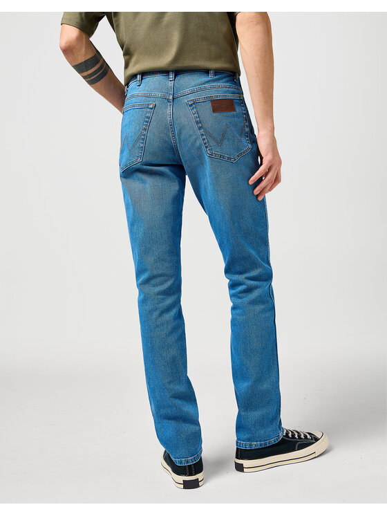 Wrangler Wrangler Jeansy TEXAS SLIM Niebieski Slim Fit