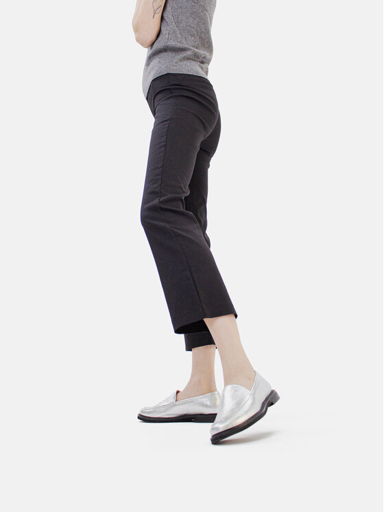 L37 L37 Mokasyny MOONWALK MOCASSIN Srebrny