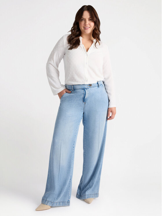 Fiorella Rubino Fiorella Rubino Camicia 5110T001351N011 Bianco A-Line Fit