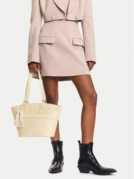 LOVE MOSCHINO Geantă JC4285PP0MKJ0104 Crem