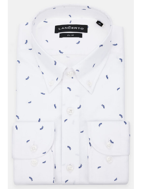 Lancerto Lancerto Koszula Harriet KO073123000007 Biały Slim Fit