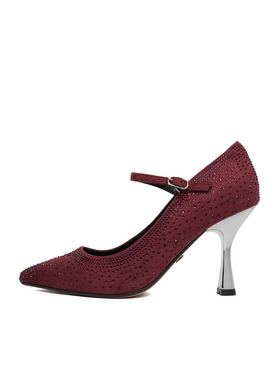 Nine West Nine West Pantofi cu toc subțire CEO-LP90858-296 Vișiniu