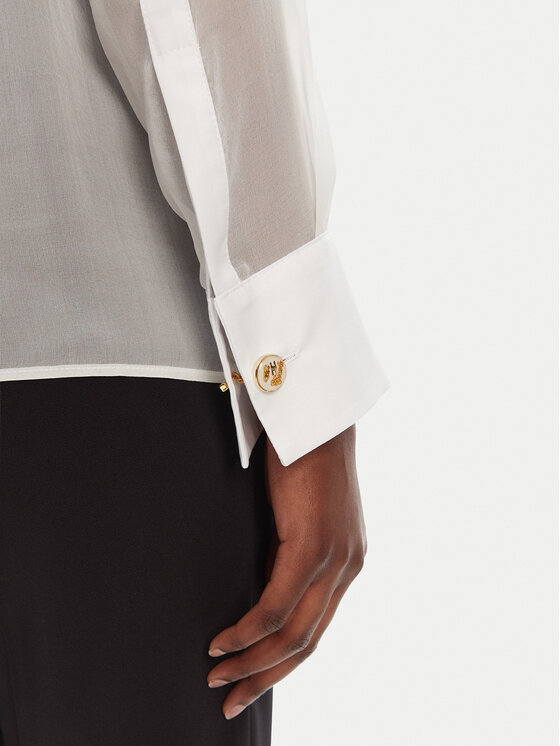 Elisabetta Franchi Elisabetta Franchi Koszula CA-107-52E2-V460 Biały Regular Fit