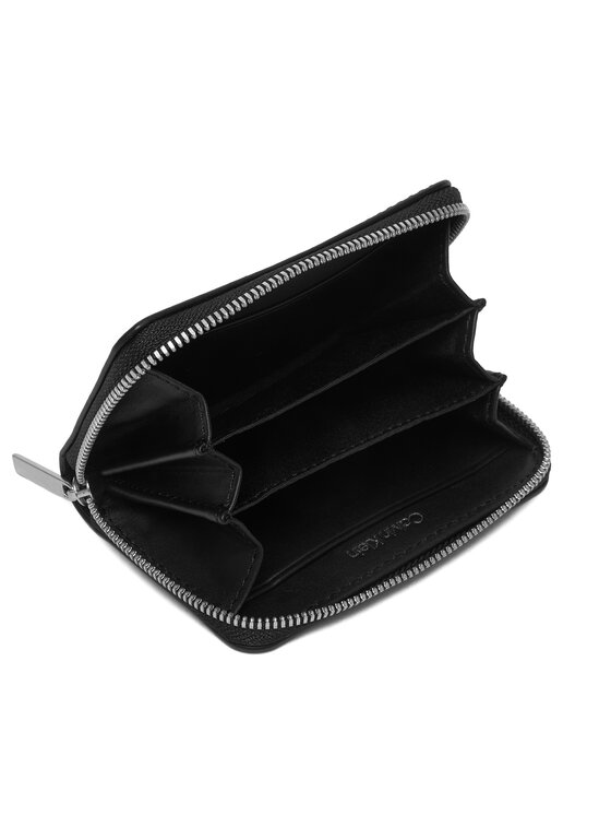 Calvin Klein Calvin Klein Geldbörse Emblem Aop Perfor Sm Zip Around LV04F1152G Schwarz