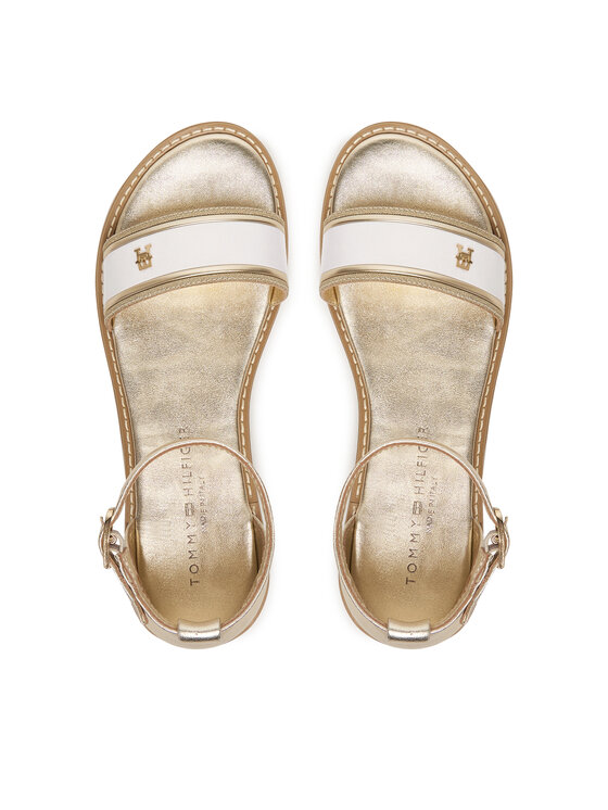 Tommy Hilfiger Tommy Hilfiger Sandały T4A2-34431-0517 D Złoty