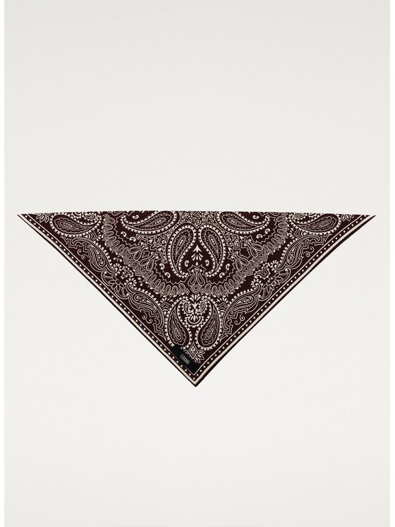 LEBRAND LEBRAND Chusta Bandana mini Bordowy