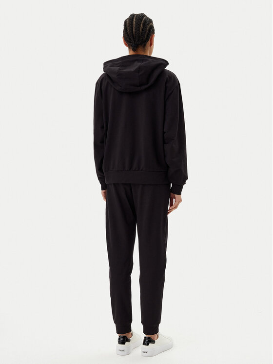 EA7 Emporio Armani EA7 Emporio Armani Tepláková souprava 7W000117 AF13135 MC004 Černá Regular Fit
